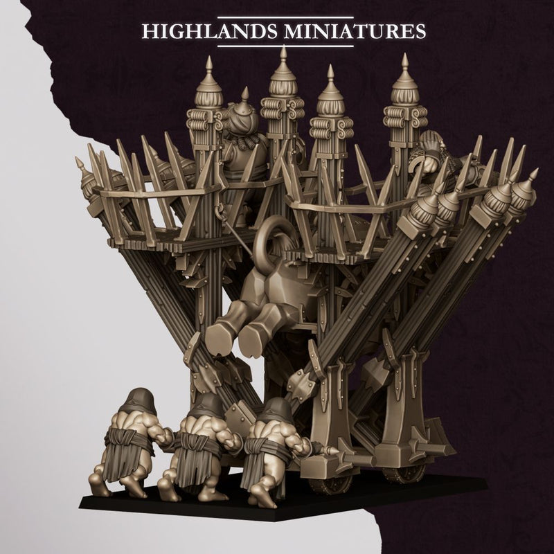 Blazing Icon of Marduk – Highlands Miniatures 3D printed tabletop miniature