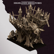 Blazing Icon of Marduk – Highlands Miniatures 3D printed tabletop miniature