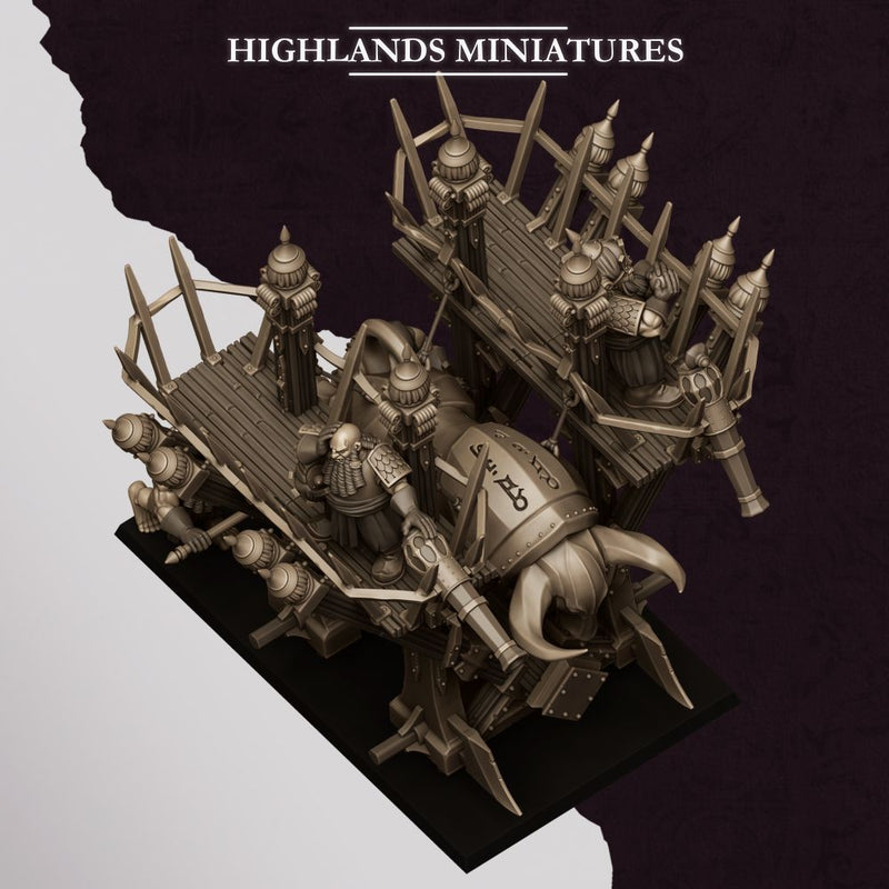 Blazing Icon of Marduk – Highlands Miniatures 3D printed tabletop miniature