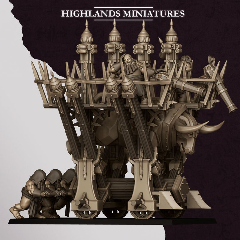 Blazing Icon of Marduk – Highlands Miniatures 3D printed tabletop miniature
