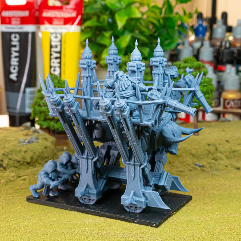 Blazing Icon of Marduk – Highlands Miniatures 3D printed tabletop miniature