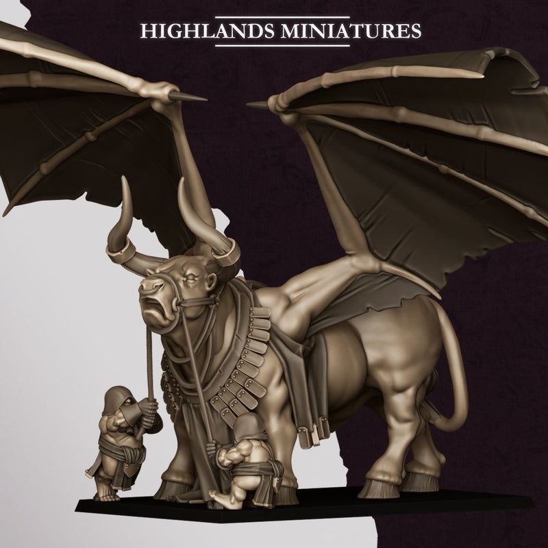 Marduk Bull – Highlands Miniatures 3D printed tabletop miniature