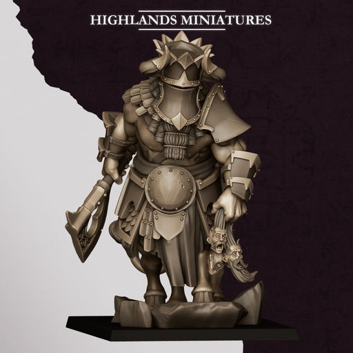 Kusarikku, Great Marduk Minotaur – Highlands Miniatures 3D printed tabletop miniature