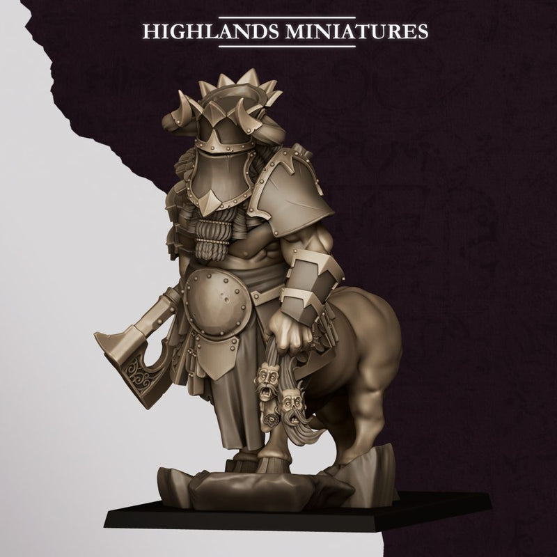Kusarikku, Great Marduk Minotaur – Highlands Miniatures 3D printed tabletop miniature