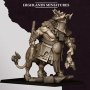 Kusarikku, Great Marduk Minotaur – Highlands Miniatures 3D printed tabletop miniature