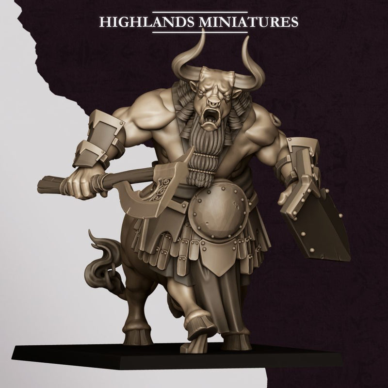 Marduk Minotaurs – Highlands Miniatures 3D printed tabletop miniature