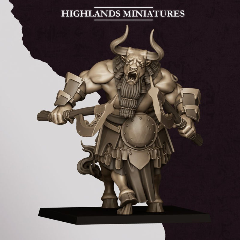 Marduk Minotaurs – Highlands Miniatures 3D printed tabletop miniature
