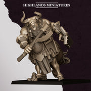 Marduk Minotaurs – Highlands Miniatures 3D printed tabletop miniature