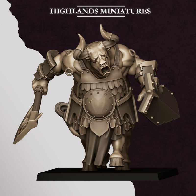 Marduk Minotaurs – Highlands Miniatures 3D printed tabletop miniature