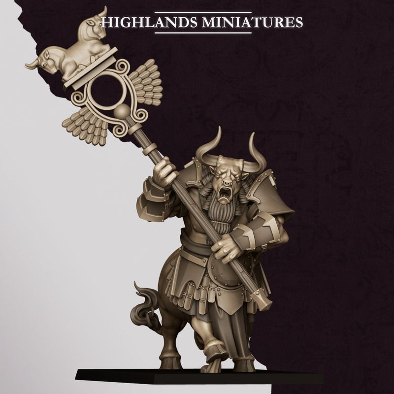 Marduk Minotaurs – Highlands Miniatures 3D printed tabletop miniature