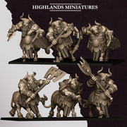 Marduk Minotaurs – Highlands Miniatures 3D printed tabletop miniature