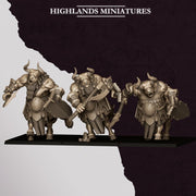 Marduk Minotaurs – Highlands Miniatures 3D printed tabletop miniature