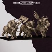 Marduk Minotaurs – Highlands Miniatures 3D printed tabletop miniature