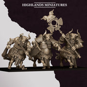 Marduk Minotaurs – Highlands Miniatures 3D printed tabletop miniature