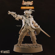 The Captain – Cast n Play 3D printed tabletop miniature