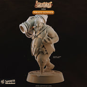Pirate Gunner – Cast n Play 3D printed tabletop miniature