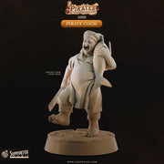 The Pirate Cook – Cast n Play 3D printed tabletop miniature