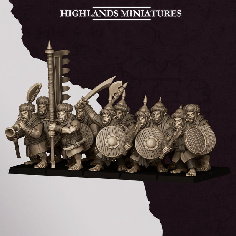 Hobgoblin Warriors – Highlands Miniatures 3D printed tabletop miniature