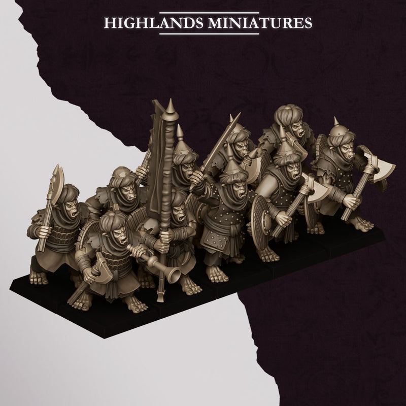 Hobgoblin Warriors – Highlands Miniatures 3D printed tabletop miniature