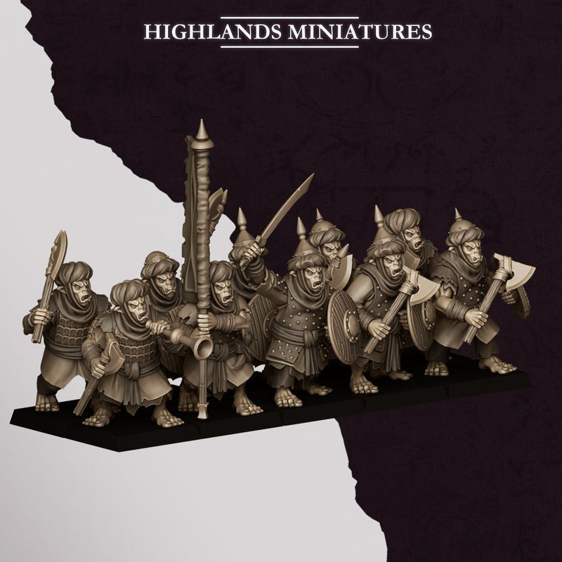 Hobgoblin Warriors – Highlands Miniatures 3D printed tabletop miniature