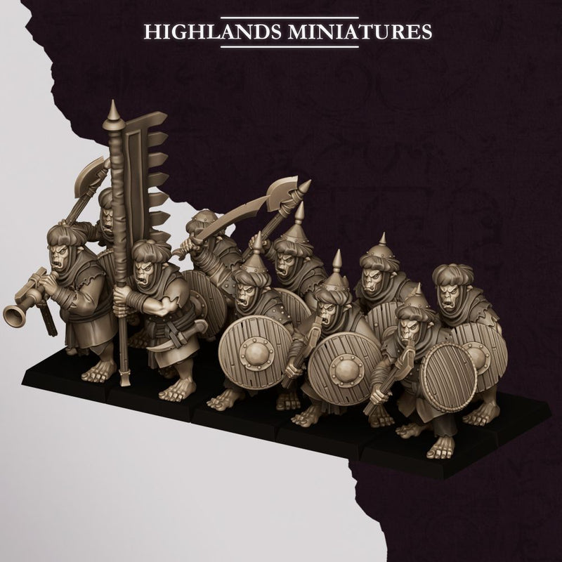Hobgoblin Warriors – Highlands Miniatures 3D printed tabletop miniature