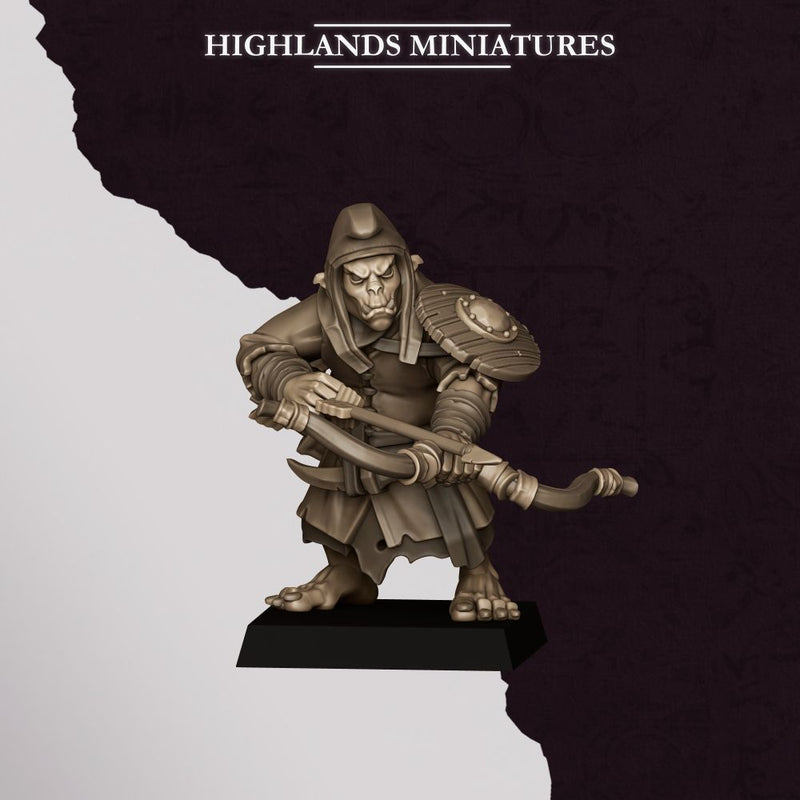 Hobgoblin Archers – Highlands Miniatures 3D printed tabletop miniature