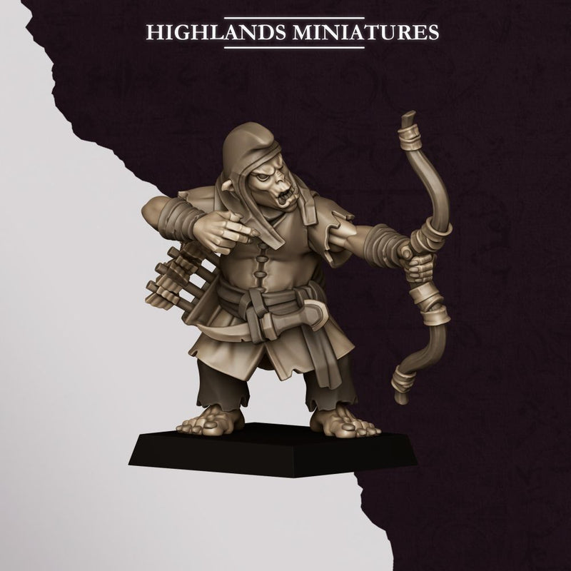 Hobgoblin Archers – Highlands Miniatures 3D printed tabletop miniature