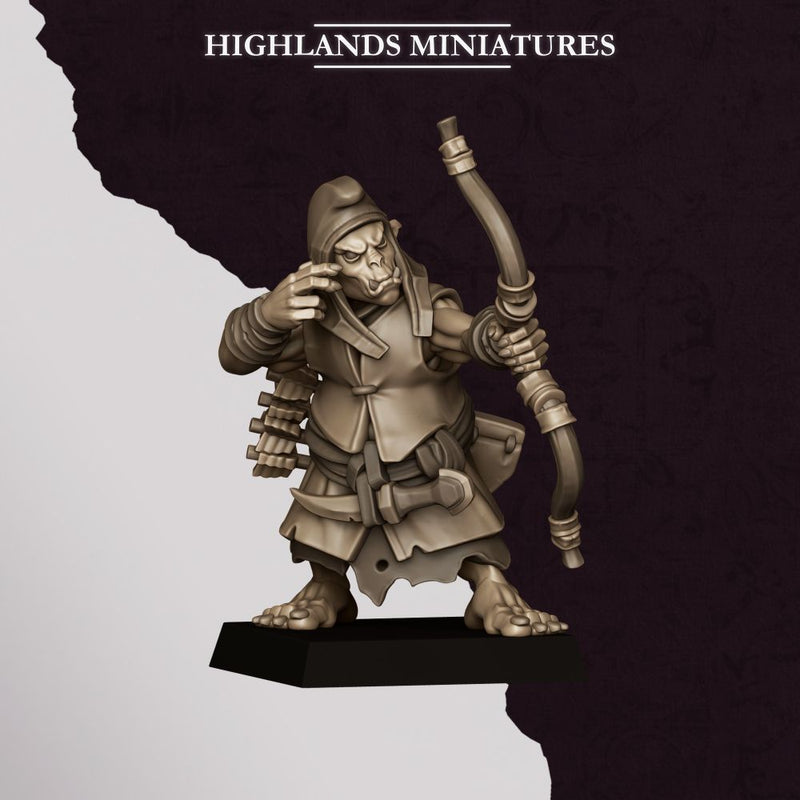 Hobgoblin Archers – Highlands Miniatures 3D printed tabletop miniature