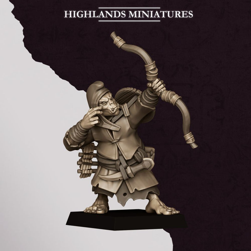 Hobgoblin Archers – Highlands Miniatures 3D printed tabletop miniature