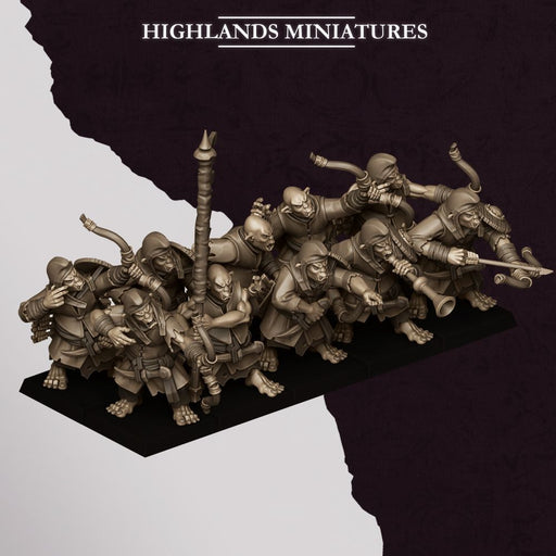 Hobgoblin Archers – Highlands Miniatures 3D printed tabletop miniature