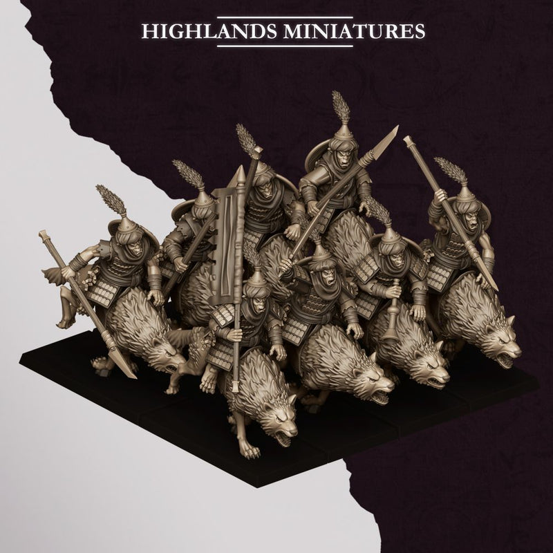 Hobgoblin Riders – Highlands Miniatures 3D printed tabletop miniature