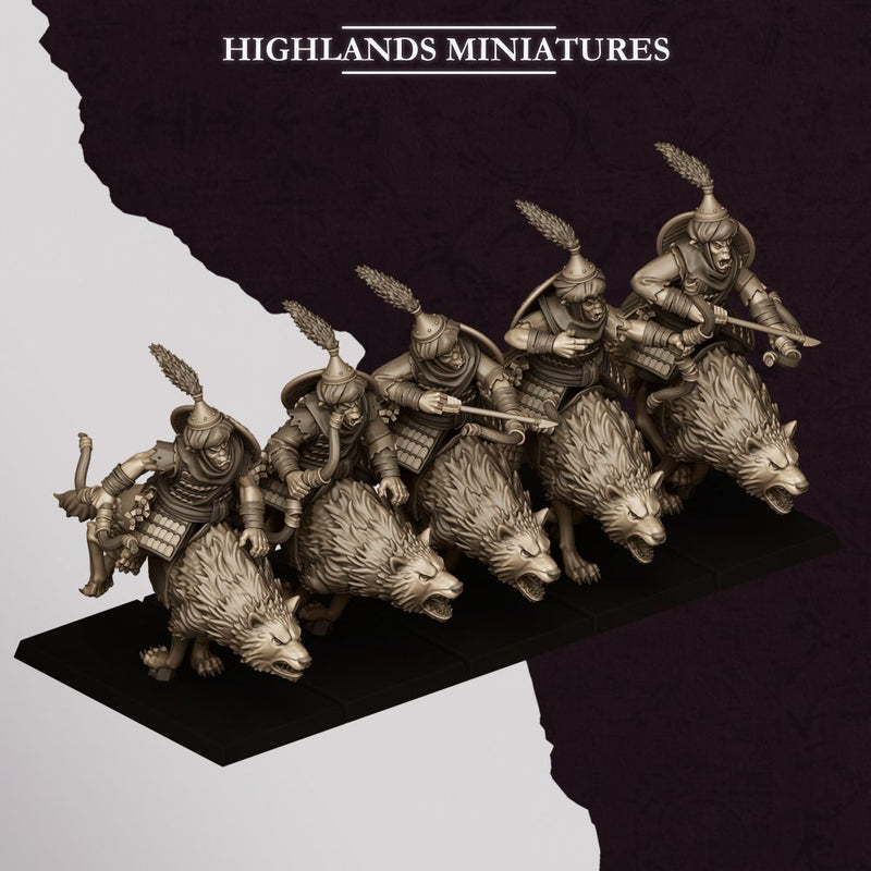 Hobgoblin Riders – Highlands Miniatures 3D printed tabletop miniature