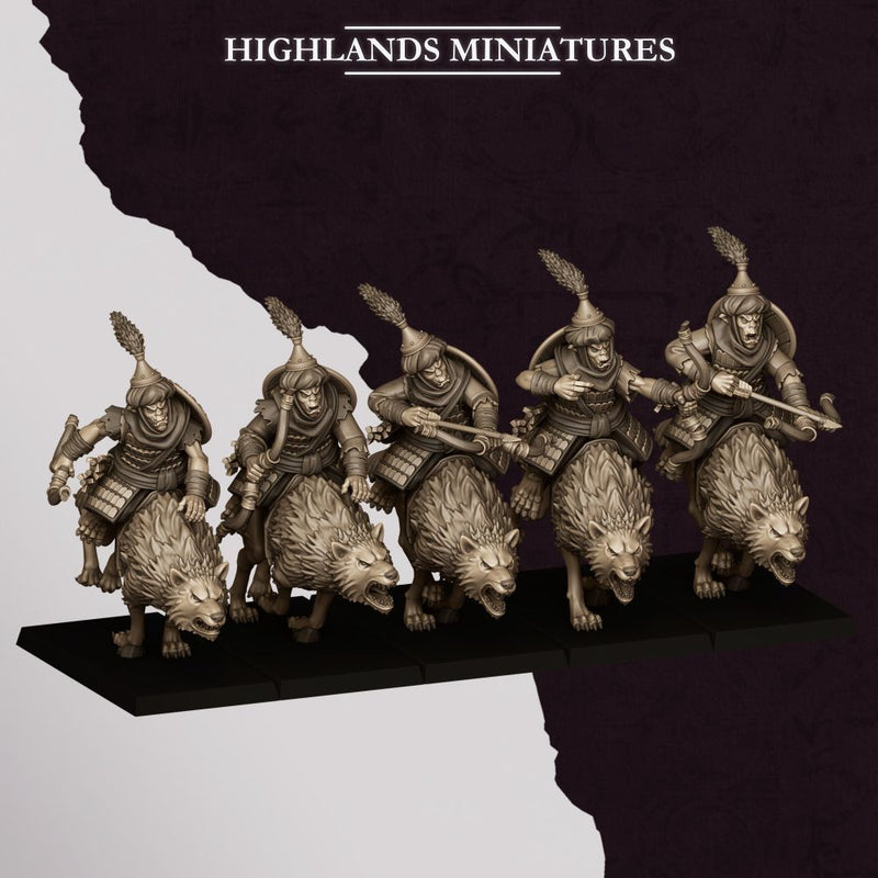 Hobgoblin Riders – Highlands Miniatures 3D printed tabletop miniature