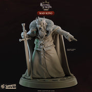 Mad King – Cast n Play 3D printed tabletop miniature