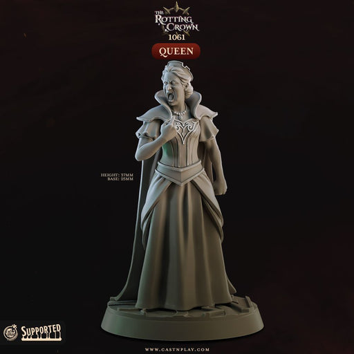 Mad Queen – Cast n Play 3D printed tabletop miniature