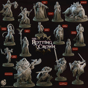 The Rotting Crown Set – Cast n Play 3D printed tabletop miniature