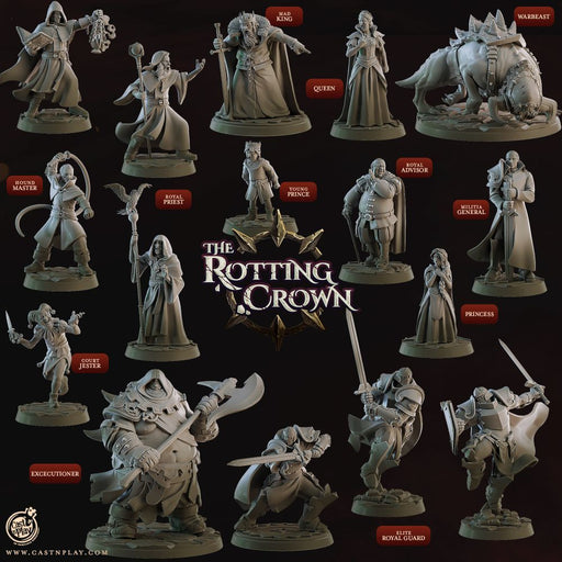 The Rotting Crown Set – Cast n Play 3D printed tabletop miniature