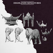 Hobgoblin War Elephant – Highlands Miniatures 3D printed tabletop miniature