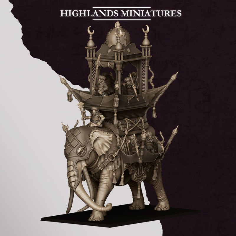 Hobgoblin War Elephant – Highlands Miniatures 3D printed tabletop miniature