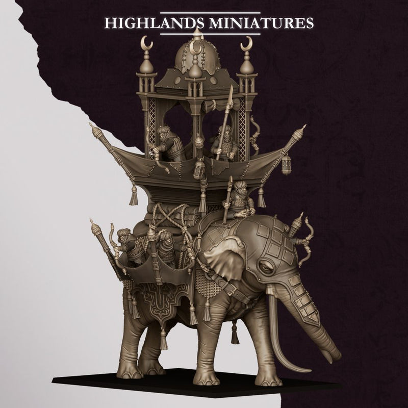 Hobgoblin War Elephant – Highlands Miniatures 3D printed tabletop miniature