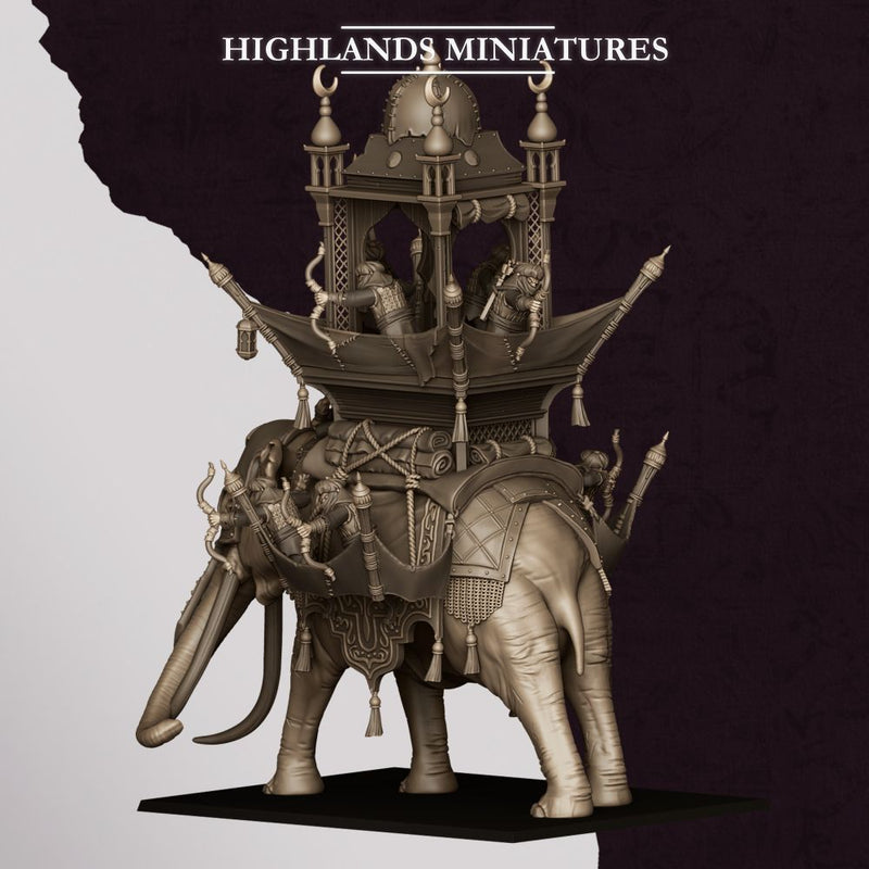 Hobgoblin War Elephant – Highlands Miniatures 3D printed tabletop miniature