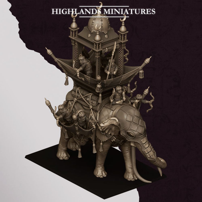 Hobgoblin War Elephant – Highlands Miniatures 3D printed tabletop miniature