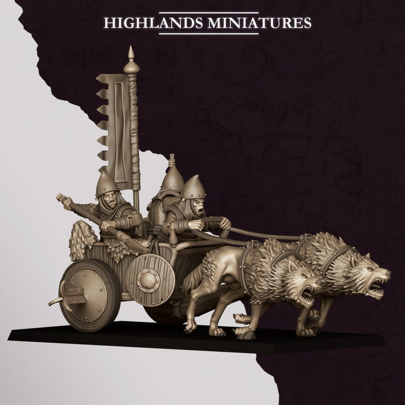 Hobgoblin Chariot – Highlands Miniatures 3D printed tabletop miniature