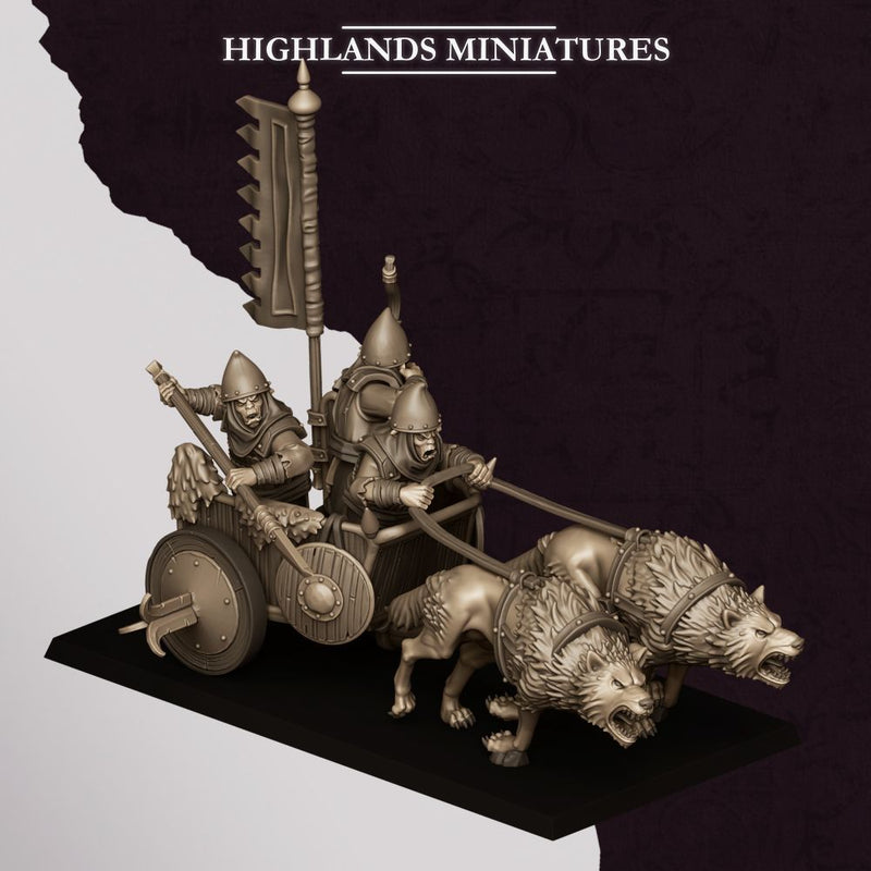 Hobgoblin Chariot – Highlands Miniatures 3D printed tabletop miniature