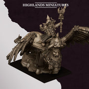 Great Sorcerer of Marduk on Lamassu – Highlands Miniatures 3D printed tabletop miniature