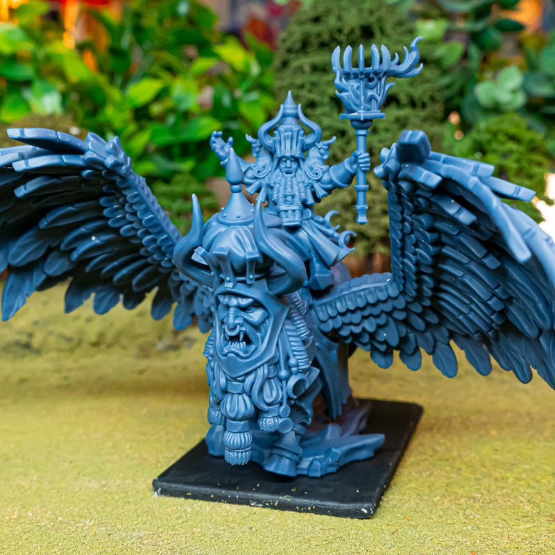Great Sorcerer of Marduk on Lamassu – Highlands Miniatures 3D printed tabletop miniature