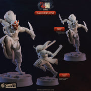 Daggers Oni – Cast n Play 3D printed tabletop miniature