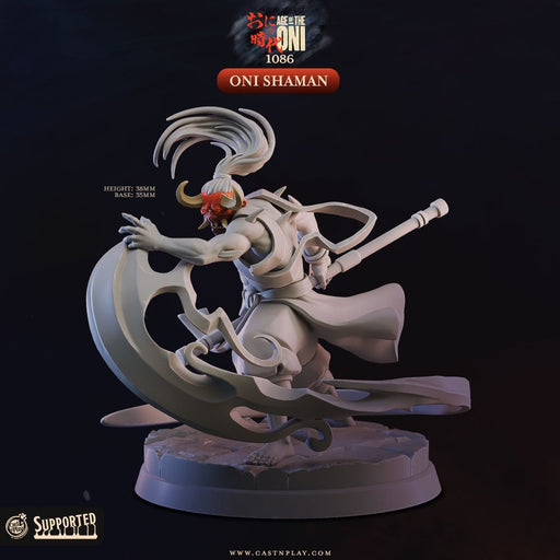 Oni Shaman – Cast n Play 3D printed tabletop miniature