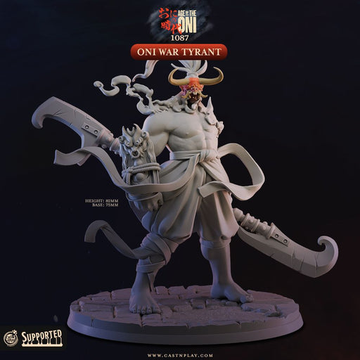 Oni War Tyrant – Cast n Play 3D printed tabletop miniature