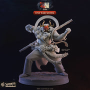 Oni War Monk – Cast n Play 3D printed tabletop miniature